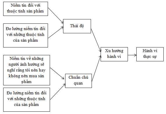 Hình 3 Mô hình thuyết hành động hợp lý Nguồn Schiffman và Kanuk 1987 1 3 2 2 1