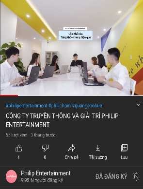 Hình 2 12 13 Một số sản phẩm trên kênh Youtube của công ty Nguồn Philip 3