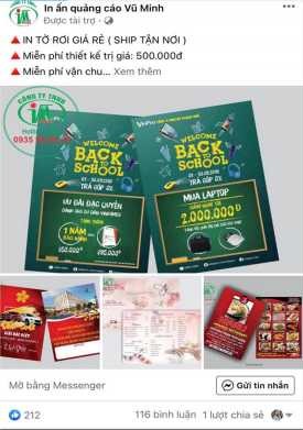 Hình 9 – 12 Các bài viết được chạy quảng cáo ở tháng 3 o Hiện trạng số 1