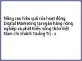Nâng cao hiệu quả của hoạt động Digital Marketing tại ngân hàng nông nghiệp và phát triển nông thôn Việt Nam chi nhánh Quảng Trị - 2