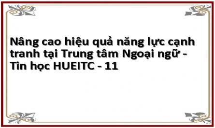 Nâng cao hiệu quả năng lực cạnh tranh tại Trung tâm Ngoại ngữ - Tin học HUEITC - 11