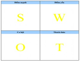 Phân tích ma trận chiến lược SWOT được Nhóm chuyên gia của Viện nghiên cứu 4