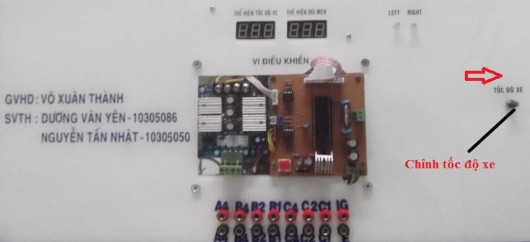 Hình 5 3 Điều chỉnh tốc độ xe Lưa ý Không được đấu sai giây hoặc 4