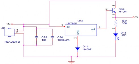Hình 4 16 Mạch nguồn 5V Cổng nối Cổng nối dùng để kết nói chân từ mạch 8