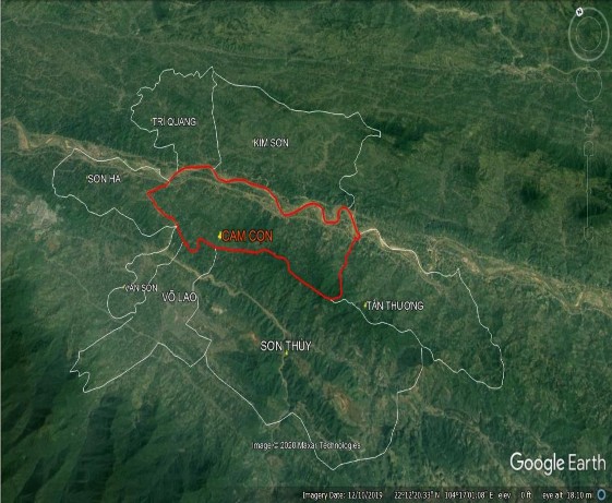 Vị trí xã Cam Cọn huyện Bảo Yên tỉnh Lào Cai Địa hình tự nhiên Địa hình 1