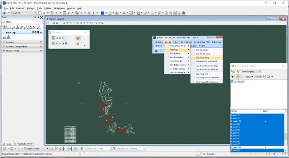 Hình 4 13 Tạo topology cho bản đồ Chọn lớp tham gia tính diện tích để sửa 3