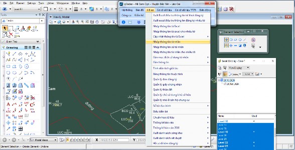 Hình 4 19 Gán nhãn cho tờ bản đồ Mỗi thửa đất gồm các dữ liệu loại 9