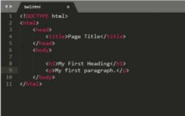 Hình 1 2 B cục cơ bản của HTML trên một trang web V dụ đơn giản HT Page Title 1