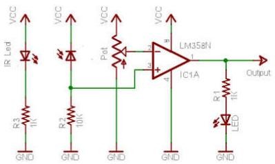 Hình 1 19 Sơ đồ nguyên lý cảm biến hồng ngoại E18 D80NK Nguyên lý hoạt 2
