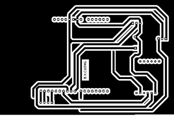 Hình 4 1 Mạch in của hệ thống Hình 4 2 Mạch PCB 3D lớp dưới Hình 4 3 Mạch 1