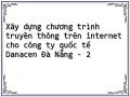 Xây dựng chương trình truyền thông trên internet cho công ty quốc tế Danacen Đà Nẵng - 2