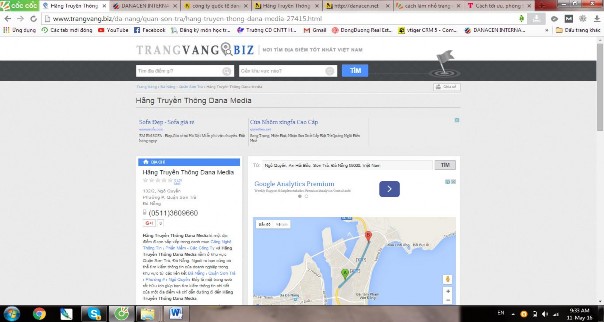 Hình 2 13 Marketing liên kết qua website www trangvang biz 2 4 2 4 Search Engine Optimization 3