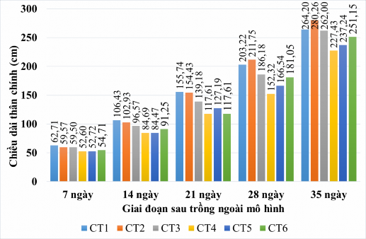 Hình 4 1 Chỉ tiêu H vn cây Lạc tiên tại các công thức bón phân 4 1 2 Ảnh 3