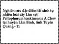 Nghiên cứu đặc điểm tái sinh tự nhiên loài cây Lim xẹt Peltophorum tonkinensis A.Chev tại huyện Lâm Bình, tỉnh Tuyên Quang - 11