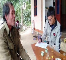 4 Phỏng vấn ông Nông Hồng Phong tại bản Dăm 6 Phỏng vấn Bà Kim tại Trạm y 5