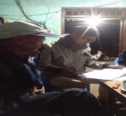 6 Phỏng vấn Bà Kim tại Trạm y tế xã Lê Lai 6