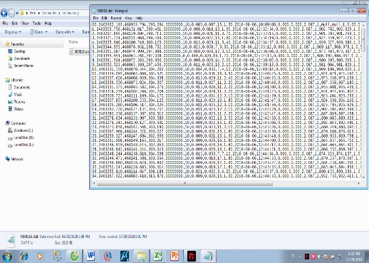 Hình 4 2 File số liệu sau copy sang Sau khi đã có file dat thì ta phải tiếp 2