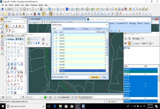 Hình 4 14 Chọn lớp tham gia tính diện tích Sau khi chọn lớp tính diện tích ta 11