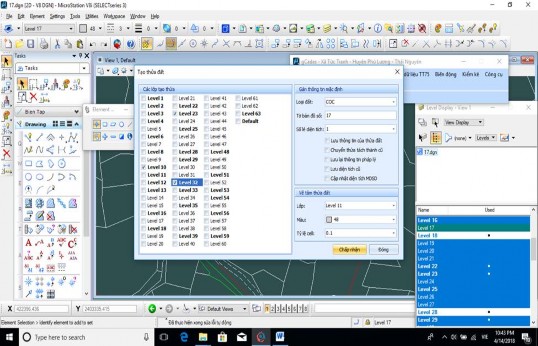 Hình 4 16 Chọn lớp tính diện tích Sau khi tạo topology xong thì ta tiến hành vẽ 13