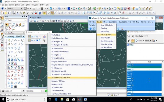 Hình 4 17 Vẽ nhãn thửa quy chủ Ra bảng chọn hàng và cột theo tương ứng Hình 14