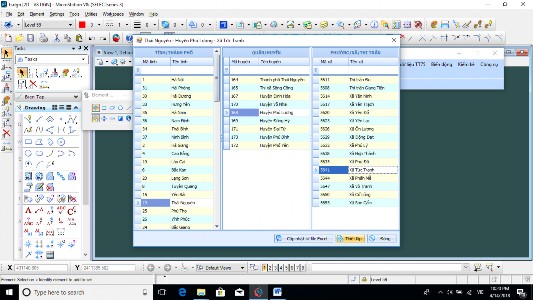 Hình 4 7 Thiết lập đơn vị hành chính khu đo Sau khi thiết lập đơn vị hành 4
