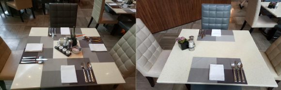 Hình 18 Không gian Buffet nhìn từ ngoài vào Hình 19 Tủ trưng bày rượu Hình 20 1