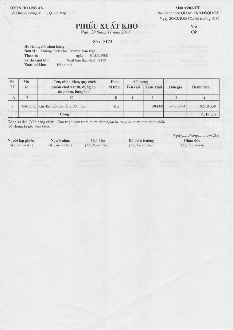 Kế toán doanh thu chi phí và xác định kết quả kinh doanh tại doanh nghiệp tư nhân Hoàng Ân 13 4