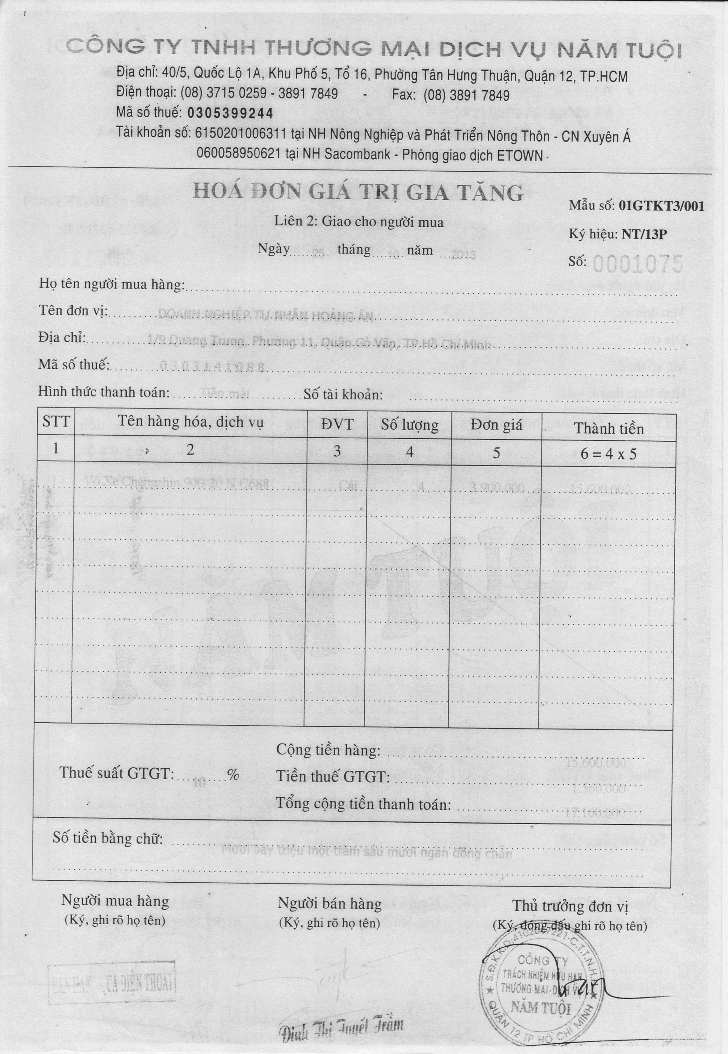 Kế toán doanh thu chi phí và xác định kết quả kinh doanh tại doanh nghiệp tư nhân Hoàng Ân 14 2