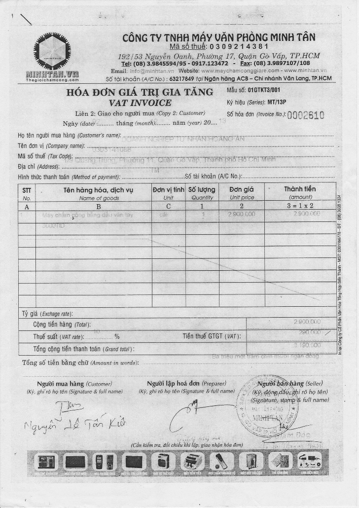 Kế toán doanh thu chi phí và xác định kết quả kinh doanh tại doanh nghiệp tư nhân Hoàng Ân 14 7