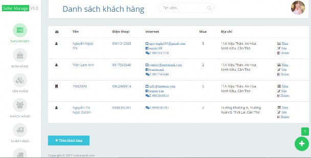 Hi ̀ nh 53 Quản trị Khách hàng Kết quả của quá trình truy cập vào Quản trị 6