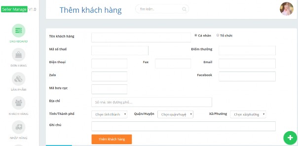 Hi ̀ nh 55 Quản lý Thêm khách hàng Người dùng nhập thông tin khách hàng chưa có 8