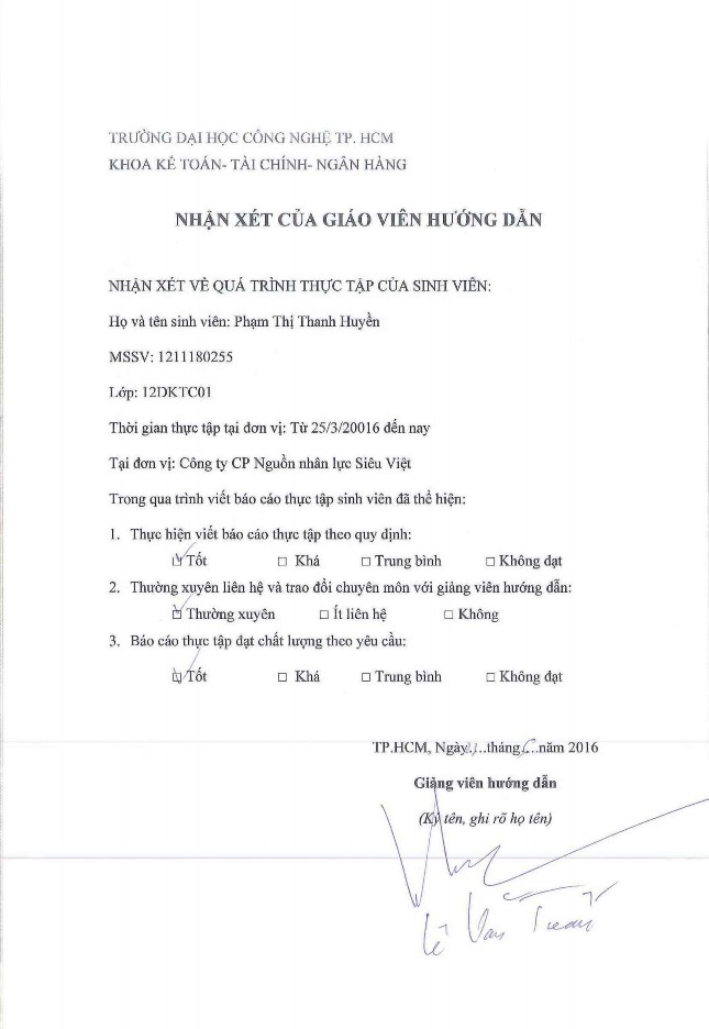 MỤC LỤC Lời cam đoan Lời cảm ơn Nhận xét của đơn vị thực tập Nhận xét 2