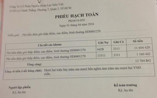 Hình 4 17 Thông báo cước FPT Hình 4 18 Phiếu đề nghị thanh toán cước fpt Hình 4