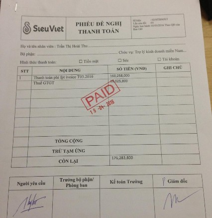 Hình 4 19 Xác nhận chuyển tiền liên ngân hàng Phụ lục 6 Kế toán phải trả 6