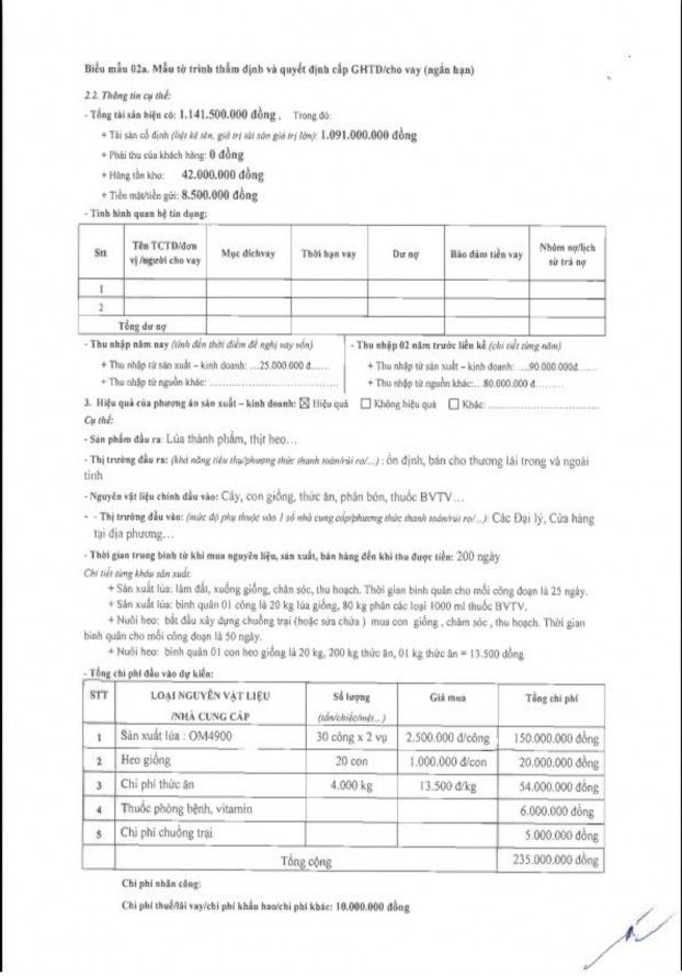 Nâng cao hiệu quả tín dụng doanh nghiệp tại Ngân hàng TMCP HDbank – Chi nhánh Lãnh Binh Thăng 11 2