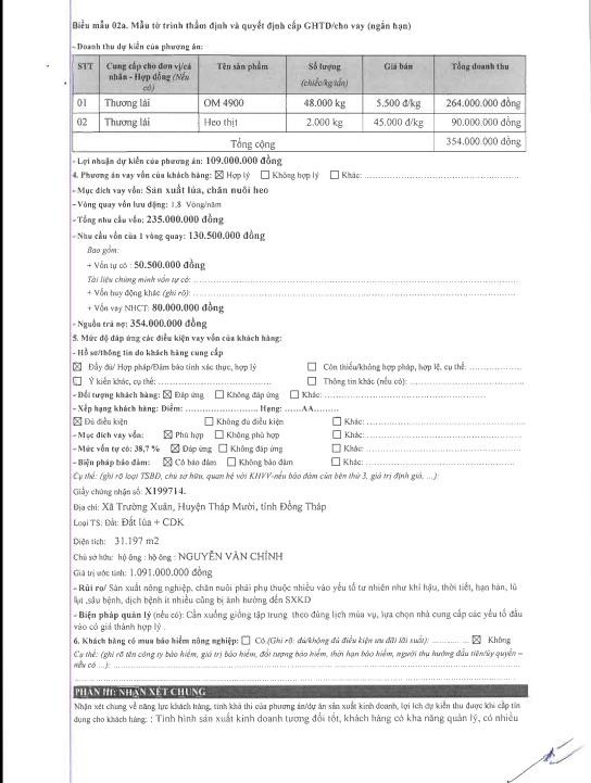 Nâng cao hiệu quả tín dụng doanh nghiệp tại Ngân hàng TMCP HDbank – Chi nhánh Lãnh Binh Thăng 11 3