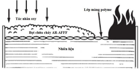 Hình 1 5 Cơ chế dập cháy của bọt chữa cháy tạo màng nước bền rượu đối 7