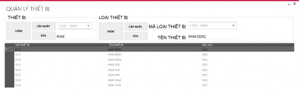 Hình 4 12 Giao diện Quản lý thiết bị 4 I 10 Giao diện Quản lý thiết bị Giao 2