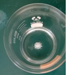 Lớp muối ẩm thu được khi vô cơ hóa mẫu lá chè Mẫu trắng sau khi vô cơ hóa 7