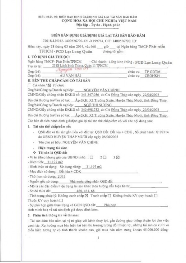 Phân tích hoạt động cho vay tại Ngân hàng TMCP Phát triển TP HCM – PGD Lạc Long Quân 12 3