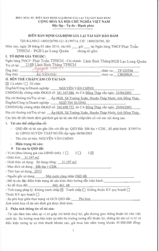 Phân tích hoạt động cho vay tại Ngân hàng TMCP Phát triển TP HCM – PGD Lạc Long Quân 12 4