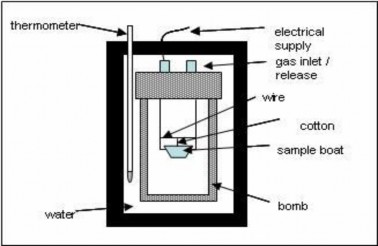 Hình 2 3 Bomb calorimeter Nguồn Donald cs 2002 Năng lượng tiêu hóa DE 1