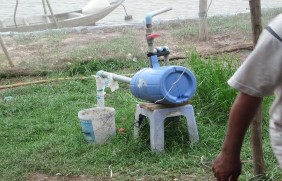 c d e e f g h k l a Ao nuôi thực nghiệm b Hệ thống quạt nước c Quạt nước d 4