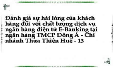 Đối Với Ngân Hàng Tmcp Đông Á – Chi Nhánh Thừa Thiên Huế