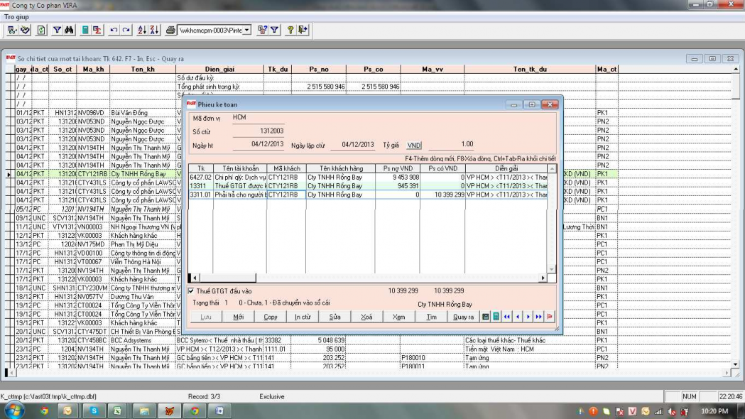 Phụ lục 16 Lập phiếu thanh toán tạm ứng tài khoản 642 Nguồn Phòng kế toán 1