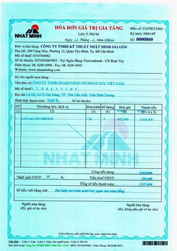 Kế toán doanh thu chi phí và xác định kết quả kinh doanh tại Công ty TNHH Kỹ thuật Nhật Minh Sài Gòn 10 2