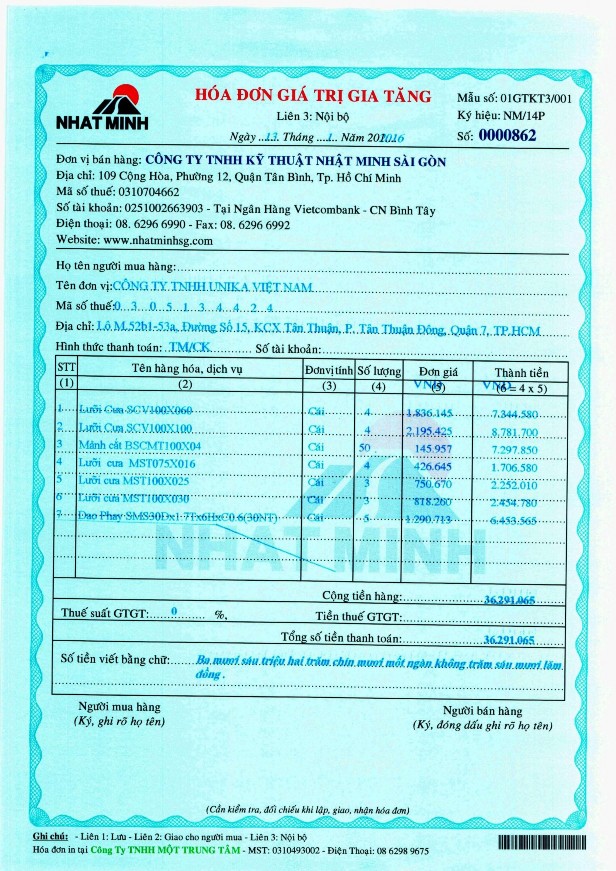 Kế toán doanh thu chi phí và xác định kết quả kinh doanh tại Công ty TNHH Kỹ thuật Nhật Minh Sài Gòn 10 4