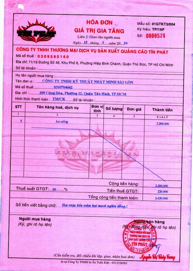 Kế toán doanh thu chi phí và xác định kết quả kinh doanh tại Công ty TNHH Kỹ thuật Nhật Minh Sài Gòn 12 1