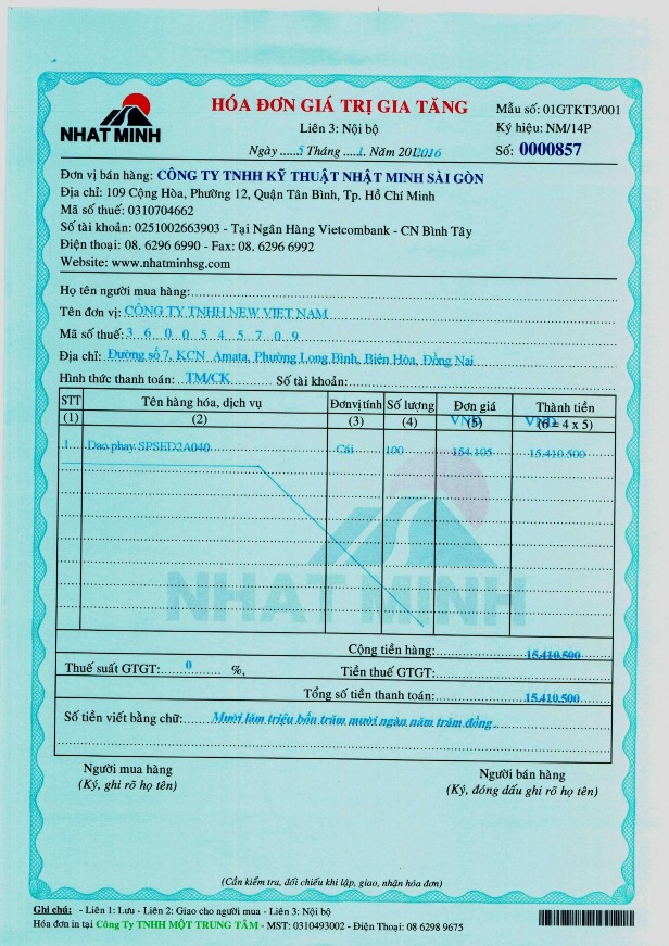 Đơn GTGT đầu ra 2 Hóa đơn GTGT đầu vào 3 Phiếu chi 1 Hóa đơn GTGT đầu ra 4