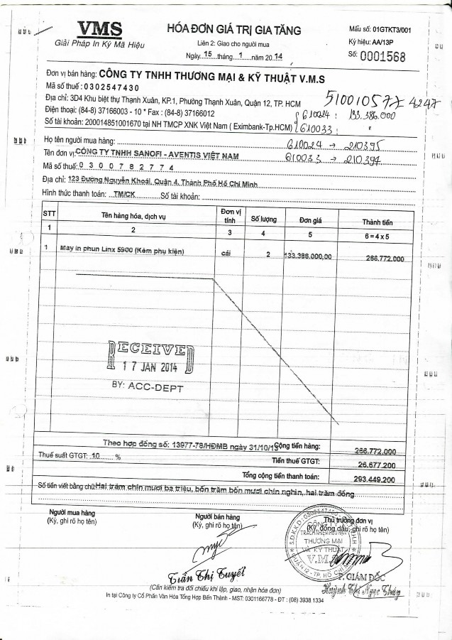 Kế toán tài sản cố định tại Công ty TNHH Sanofi Aventis Việt Nam 13 3